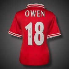 Michael Owen Hand Signed