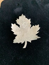 Sterling Silver Maple Leaf