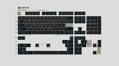 Gmk norse keycaps - gmk,