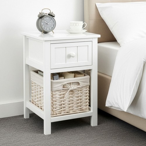 Bedside table with - bedside, &
