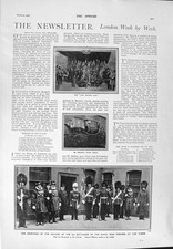 Old Antique Print 1900 Royal