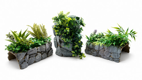 Slate aquarium cave hide fish - slate,