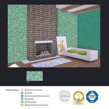 SILKCOAT POLYMER-BASED DECORATIVE LIQUID INTERIOR WALLPAPER SILK COATING PAINT