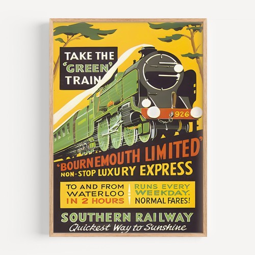 Southern railway bournemouth - railway,