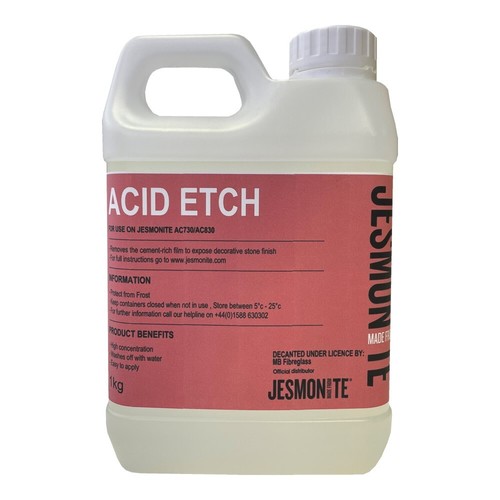 Jesmonite acid etch solution - etch,