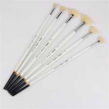 6Pcs Set Fan Artist Paint Pure
