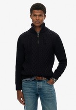 Superdry Jumper Half Zip Cable