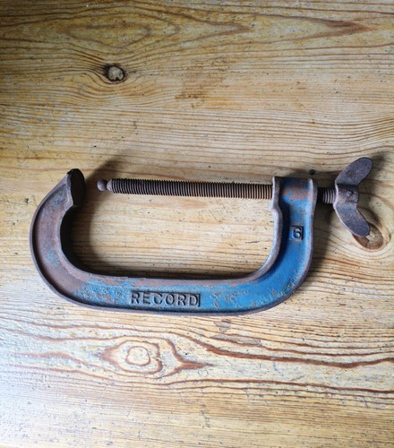 Vintage record clamp 6 - record,