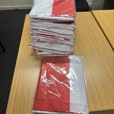 England Flag with Brass