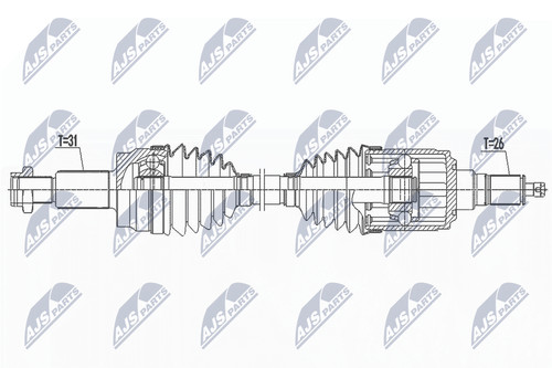 Rear axle npw 027 drive - axle,