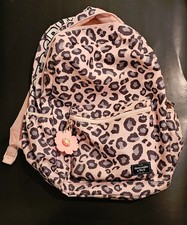 GIRLS NWT ABERCROMBIE AND BLACK PRINT LEOPARD BACKPACK