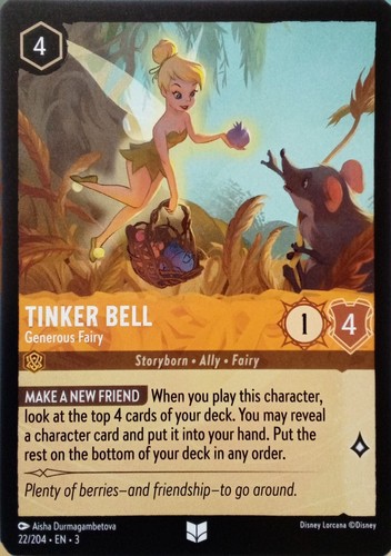 204 tinker bell generous - 22/204,
