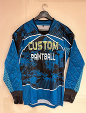 Paintball Padded Sweatshirt Blue Fleece Jersey SIZE SMALL BRAND NEW