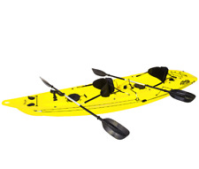 YELLOW FATYAK FISHING SPECIFIC 'MAHEE' TANDEM SIT-ON KAYAK