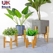Floor-Standing Bonsai Display Stand Flower Pot Base Wood Flowerpot Holder