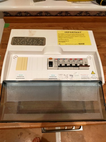 Consumer unit fuse board - fuse,