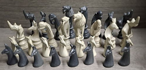 Soapstone animal kingdom chess - soapstone,