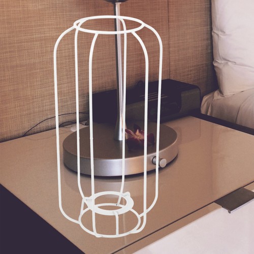 Metal wire lampshade frame - wire,