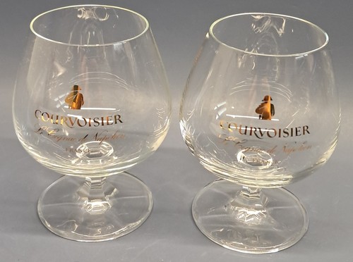 Pair vintage courvoisier - of,