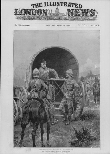 1900 antique print boer - antique,