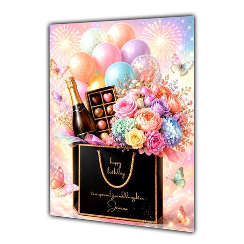 Personalised birthday card - personalised,