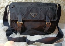 Prada Black Nylon Tessuto
