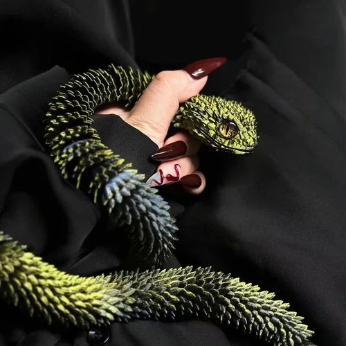 Printed articulated snake - 3d,