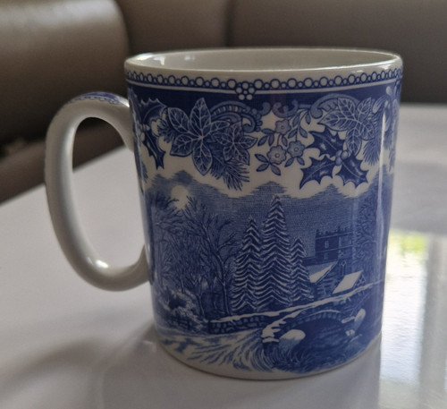 Spode winter eve blue - winter's,
