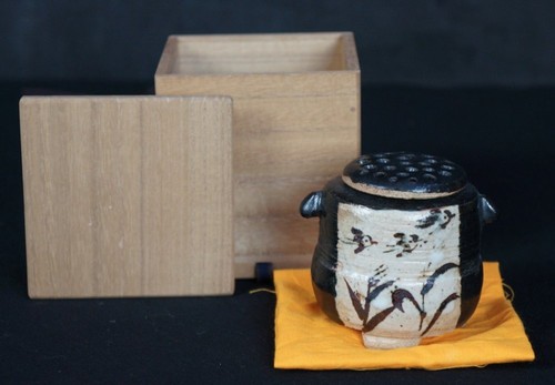 Japan censer kuro oribe koro - censer,