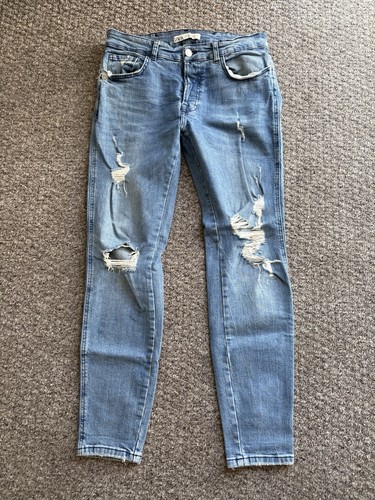Zara men ripped denim jeans - men's,