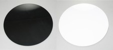 Acrylic discs black - acrylic,