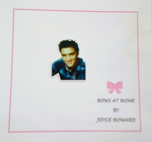 Flat back resin elvis - back,
