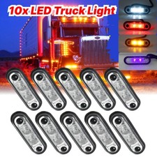 10PCS KELSA BAR FLUSH FIT LED MARKER LIGHTS LAMPS WHITE / PURPLE/ RED 12V/24V