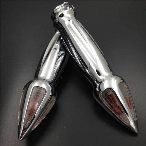 Chrome handlebar grips - handlebar, turn