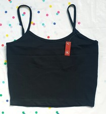 Women plain stretchy crop - stretchy,