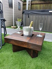 Rustic handmade solid wood