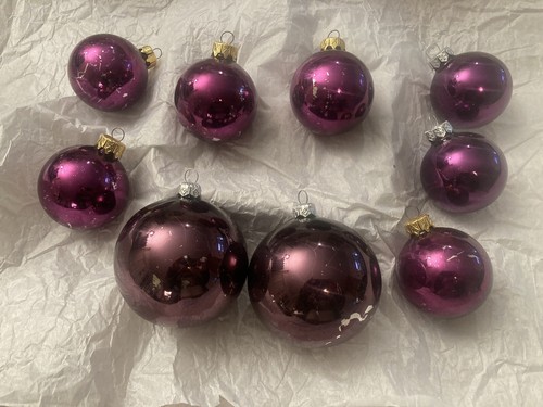 Vintage glass christmas - glass,