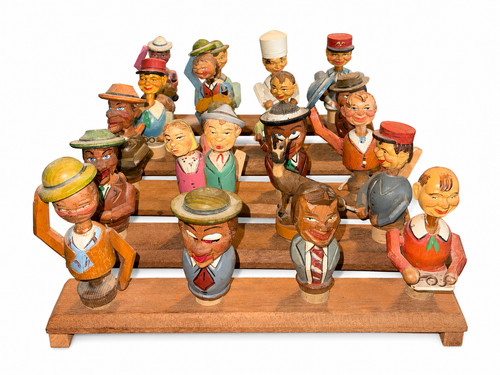 Vintage hand carved wooden - vintage,
