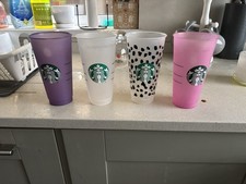 4 X Starbucks Cold Cups