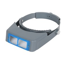 Headband Magnifier Glass+Lens Plate Optivisor Eye Loupe Watch Welding Head Visor