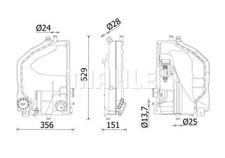 MAHLE Expansion tank CRT6000S
