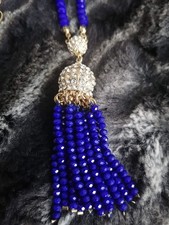 Gorgeous Electric blue Necklace by Amrita Singh