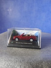 1/72 CARARAMA CLASSIC - MERCEDES BENZ CLK MET RED CONVERTIBLE DIECAST CAR USED