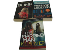 K L Slater 3 paperback book