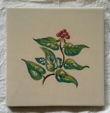 Vintage botanical tile.