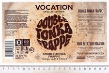 UK Beer Label - Vocation Brewery - Yorkshire - Double Tonka Frappe