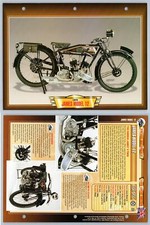 James Model 12 - 1925 - Vintage Motorbikes - Atlas Motorbike Fact File Card