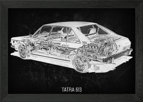 Tatra 613 framed - 613,
