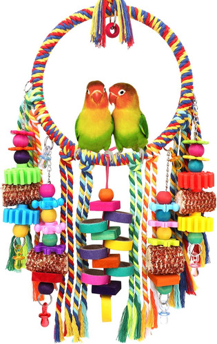 Bird toys rope - bird, swing