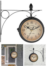 Station Clock Garden Wall